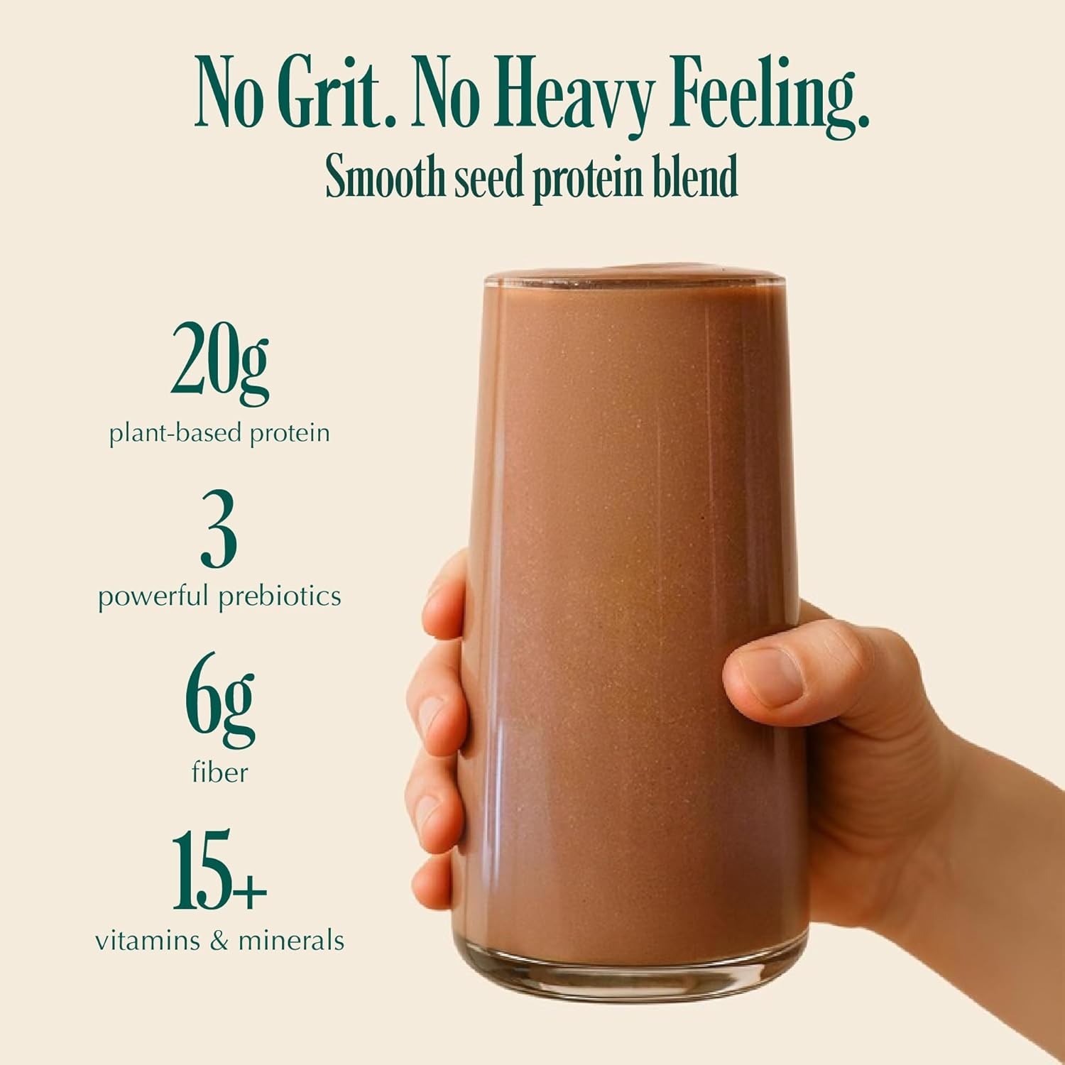 Coolside Superfood Vegan Protein Powder Chocolate 20g Plant Based 15 Servings