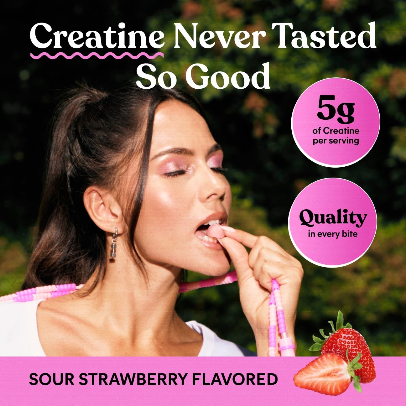 Creatine Monohydrate Gummies for Women and Men, 5g Dose to Support Lean Muscl…