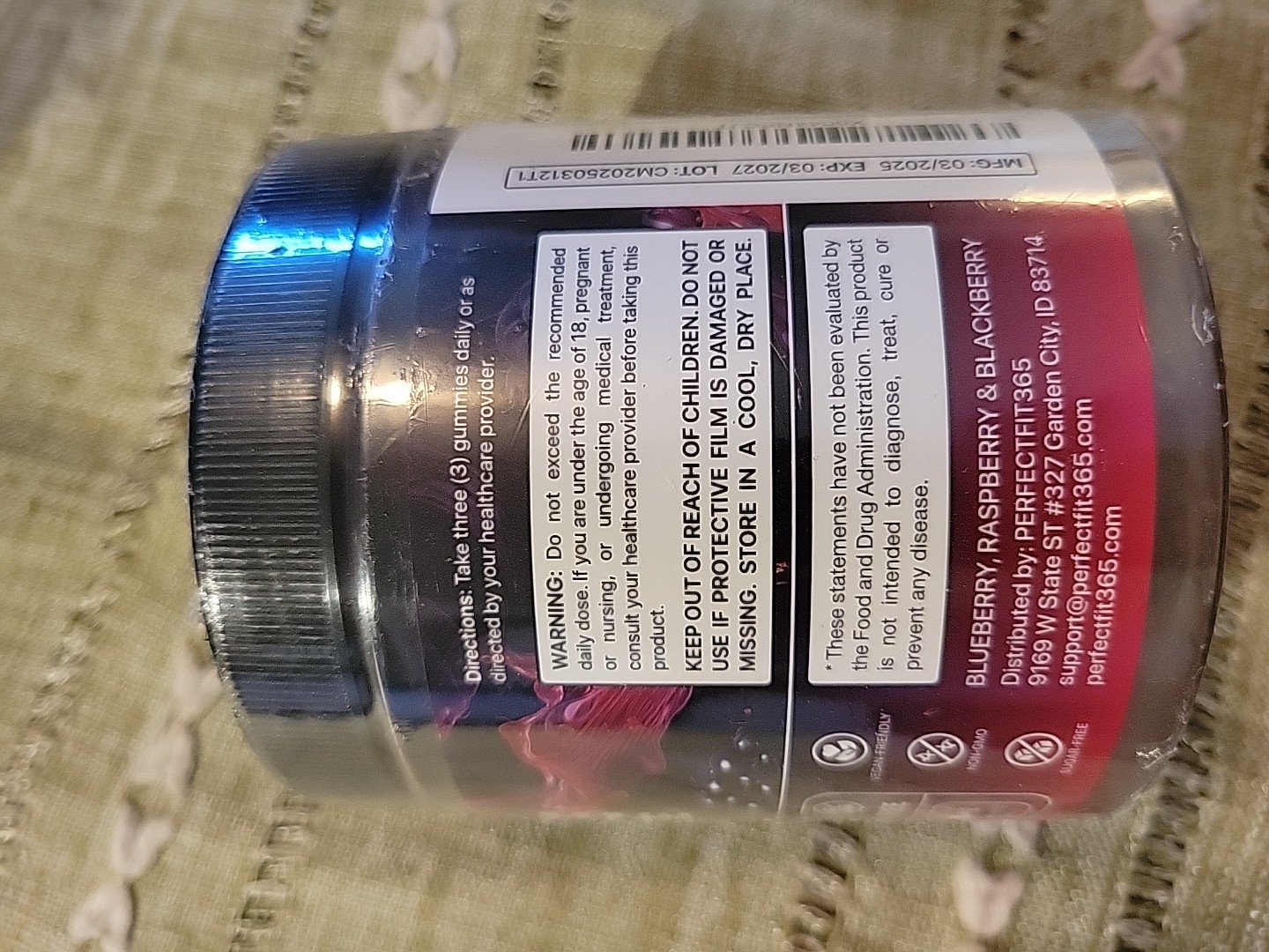 9 x PerfectFit365 Creatine Monohydrate Gummies 8000 MG. Sugar Free