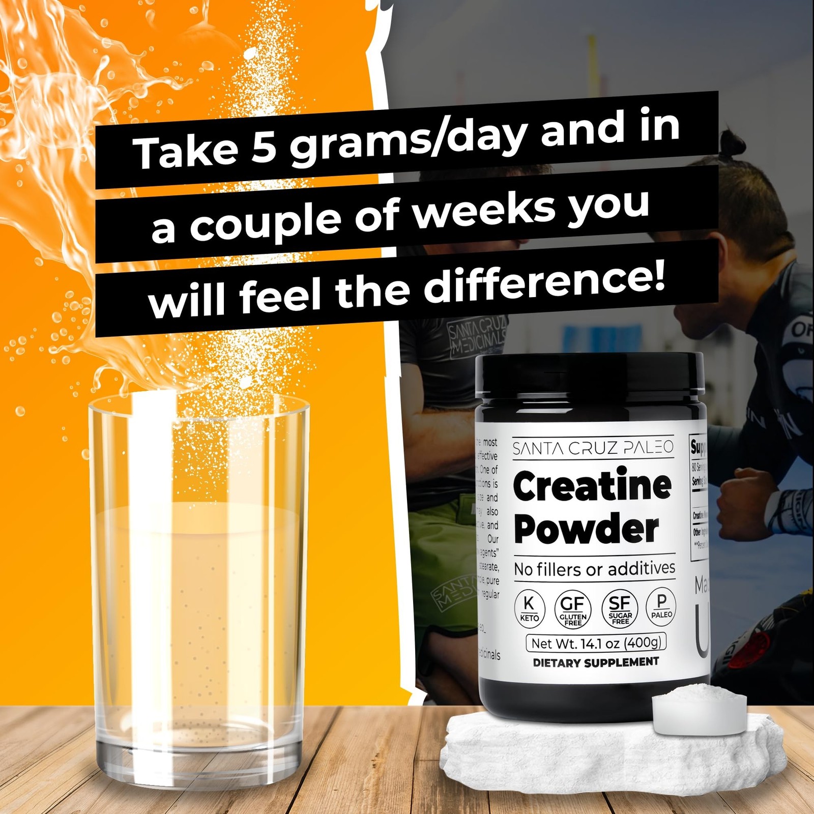 Santa Cruz Paleo – Creatine Powder – 400g
