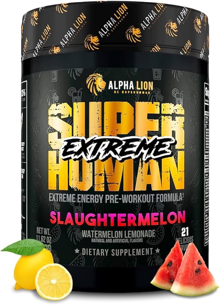 Alpha Lion Superhuman Extreme Hardcore Pre-Workout 21 Servings SLAUGHTERMELON