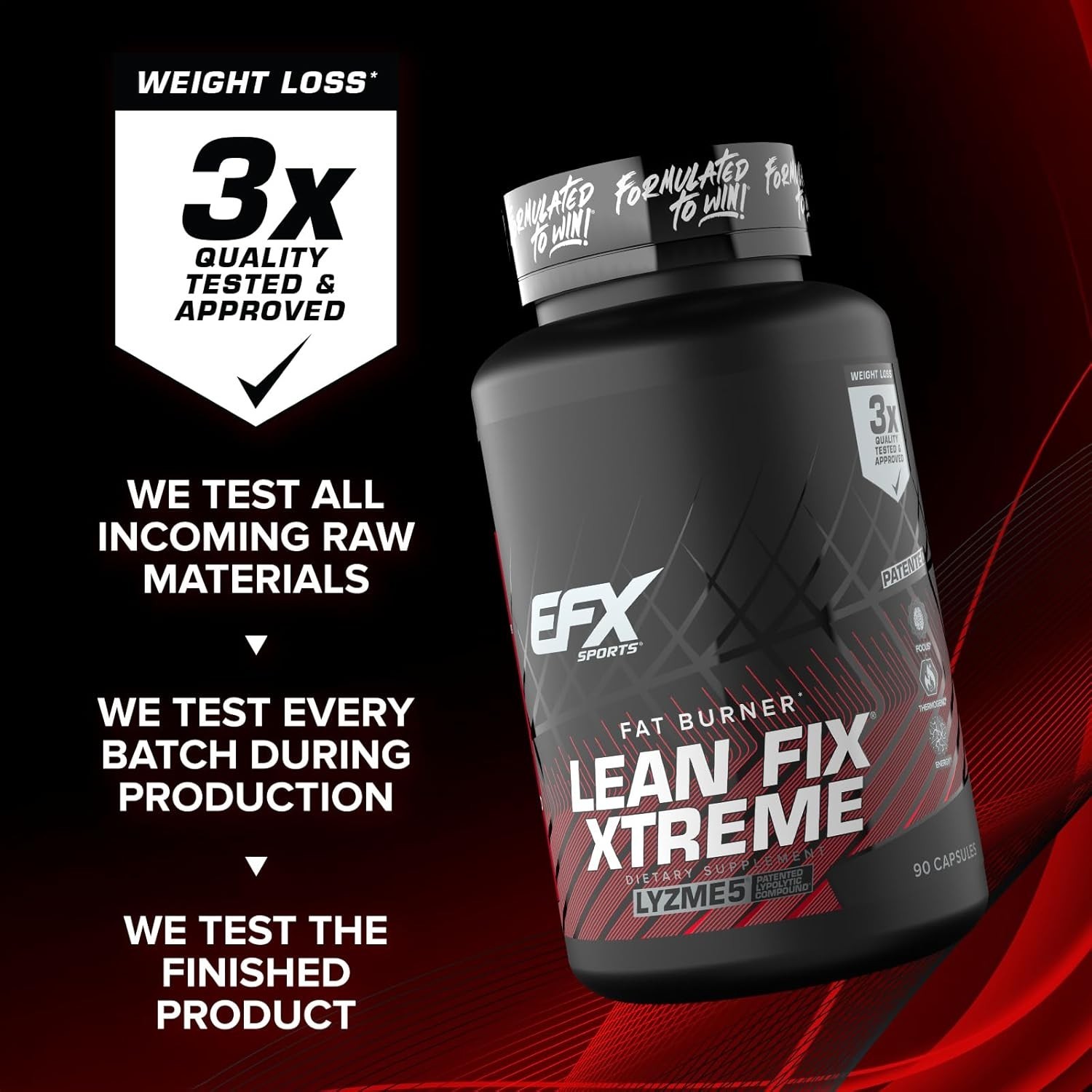 EFX Sports, Lean Fix Xtreme, 90 Capsules