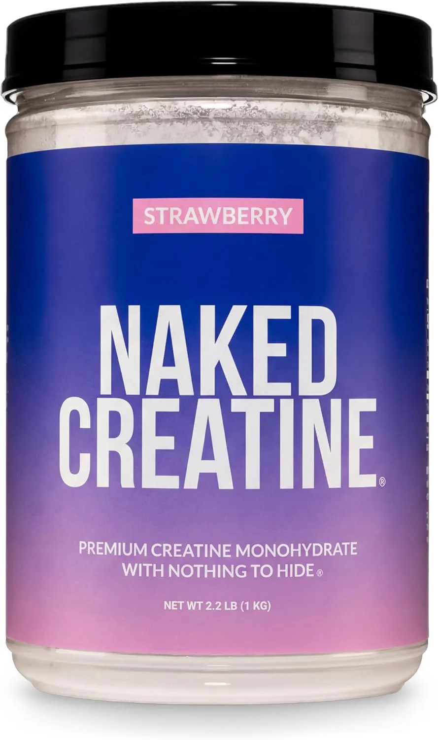 NAKED Pure Micronized Creatine Monohydrate Powder 500g Unflavored Vegan