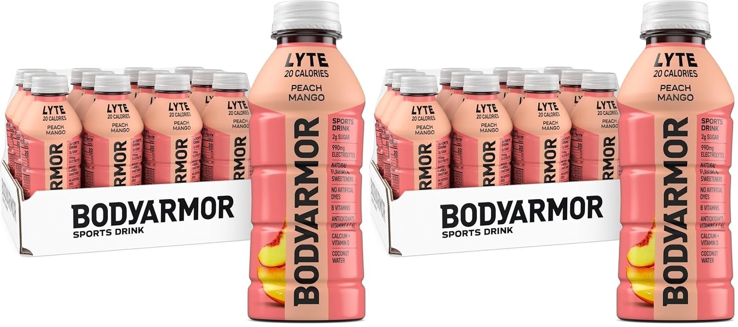 Refresh and Replenish with LYTE Peach Mango Electrolyte Drink, 20 Calories
