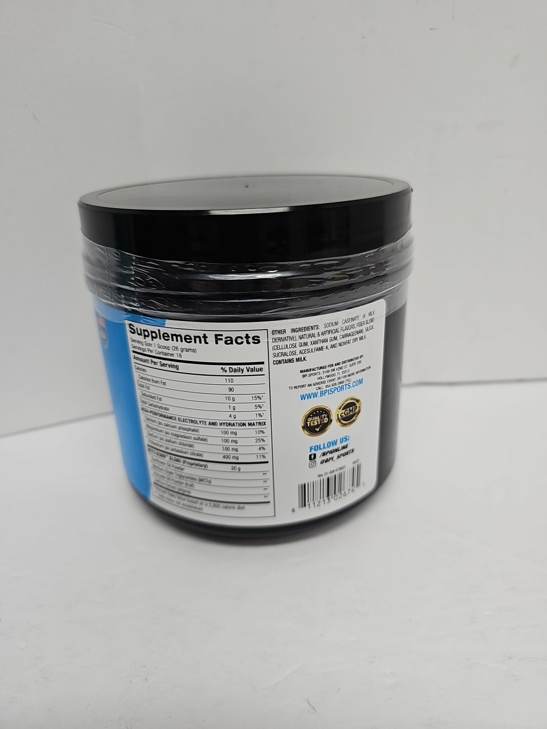 Keto Bomb, Keto Coffee Creamer, French Vanilla Latte, 1 lbs 0.5 oz Exp 05/2025