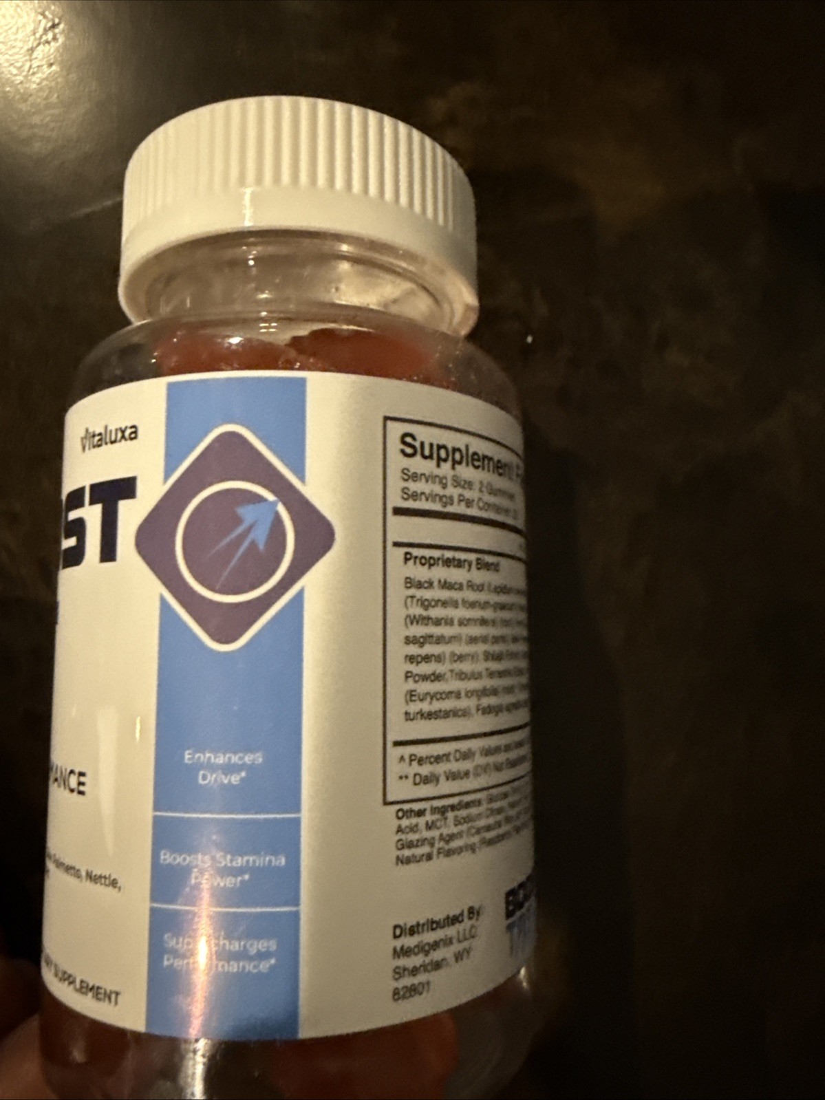 Boost TRT 60 Gummies W Ashwaghanda Saw Palmetto… 2 per serving EXP 1/27