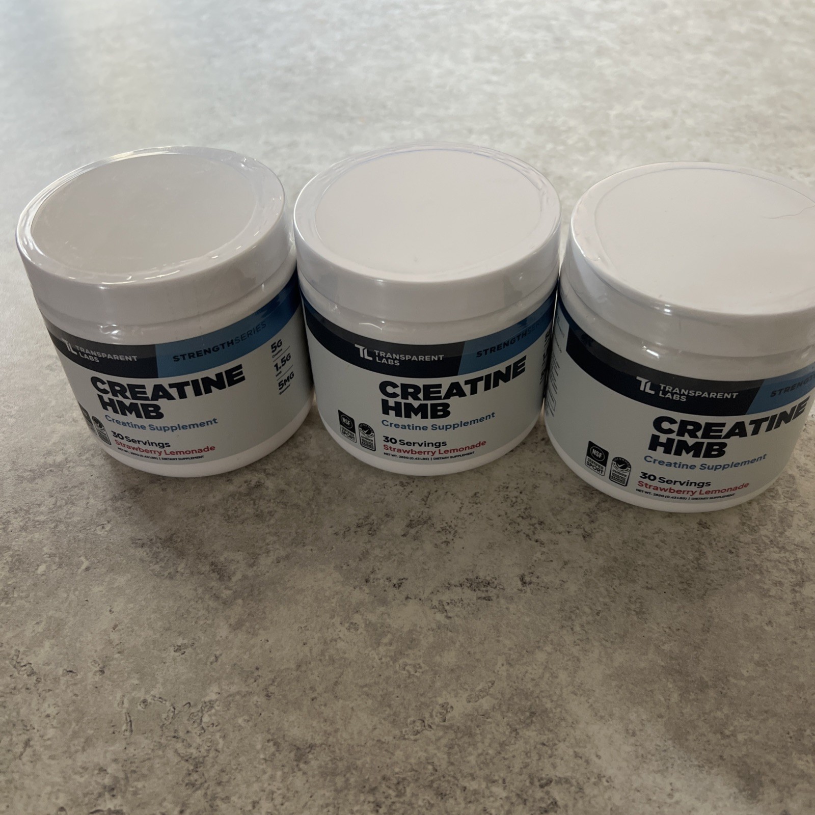 3X Transparent Labs Creatine HMB Powder – 30 Servings EXP 03/2028