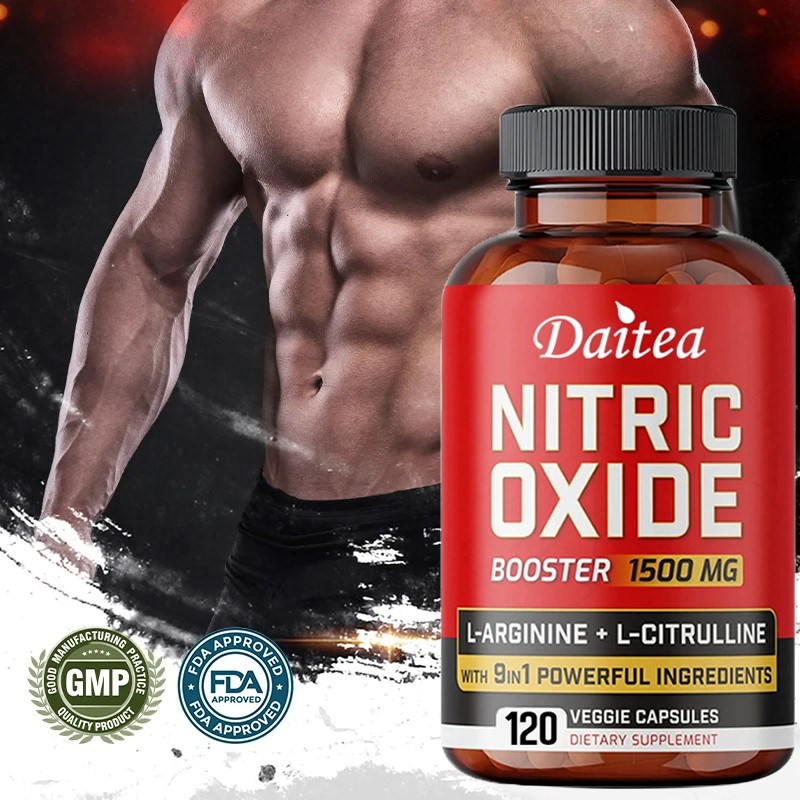 Nitric Oxide Booster For Supports Sexual Health Boost Energy Level Muscle 120 CT