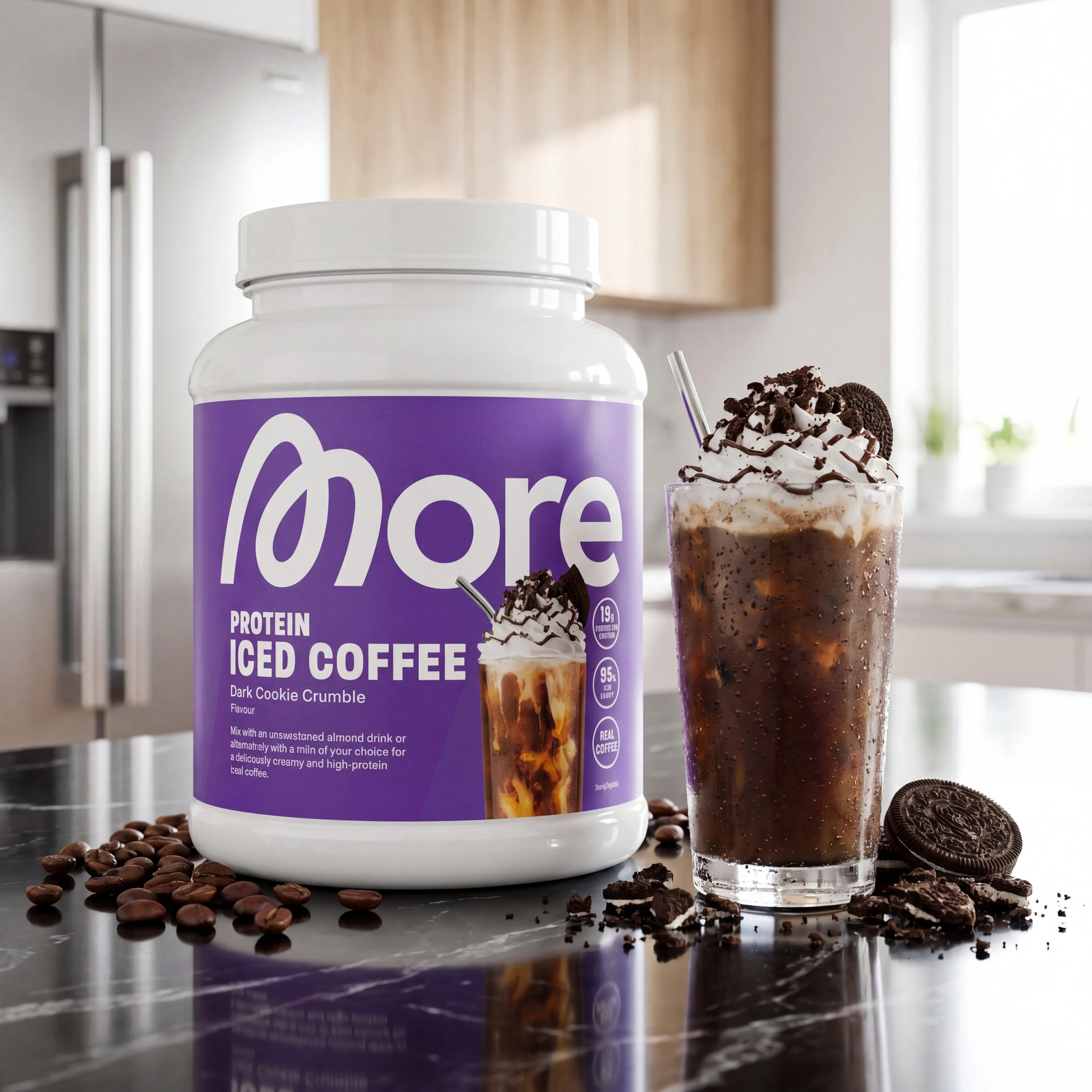 More Nutrition Protein Iced Coffee – 14 Varieties | 500g / 2kg | NEW & BOXED