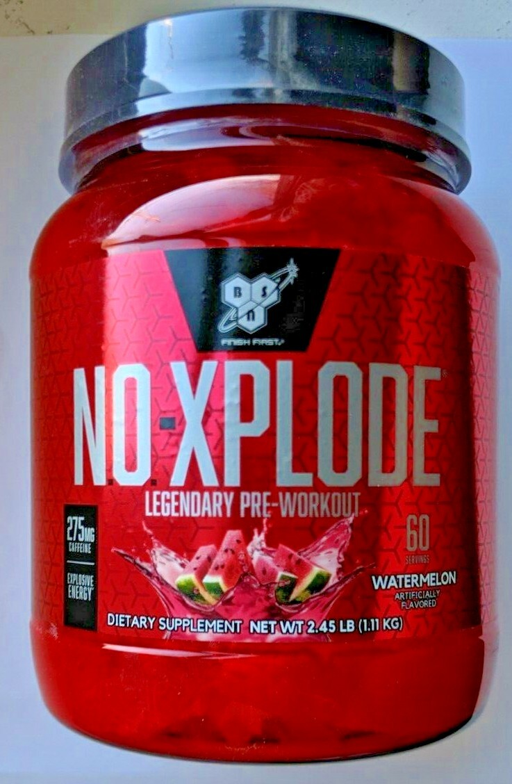 BSN N.O.-XPLODE Pre-Workout Energy Pump 60 Servings.Free Shipping