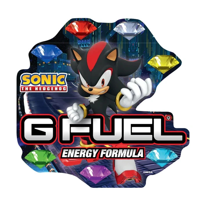 G Fuel Sonic the Hedgehog Shadow Ultimate Chaos Collector’s Box Tub Shaker Cup