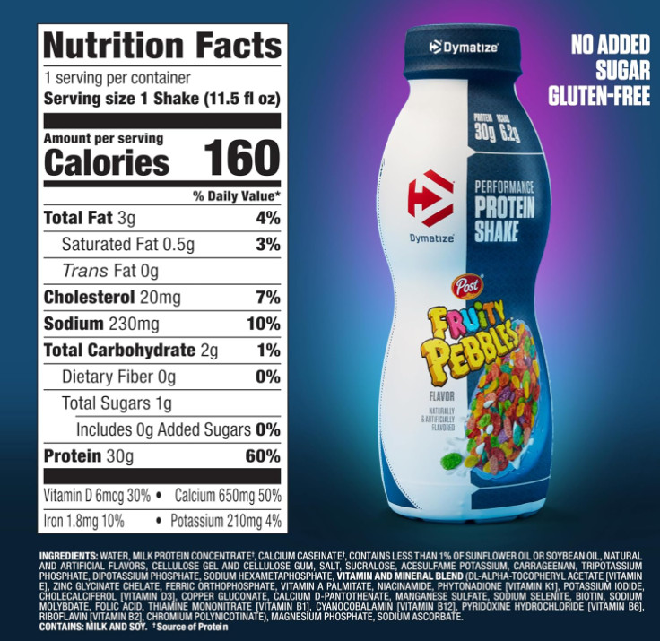 Dymatize Performance Protein Shake Pebbles 12-Pack 11.5 fl oz