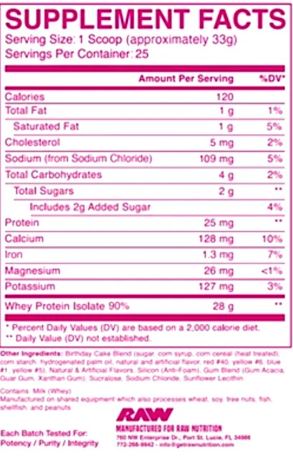 CBUM Series Itholate Protein Powder – Birthday Cake (1.81 lbs./25 Servings)