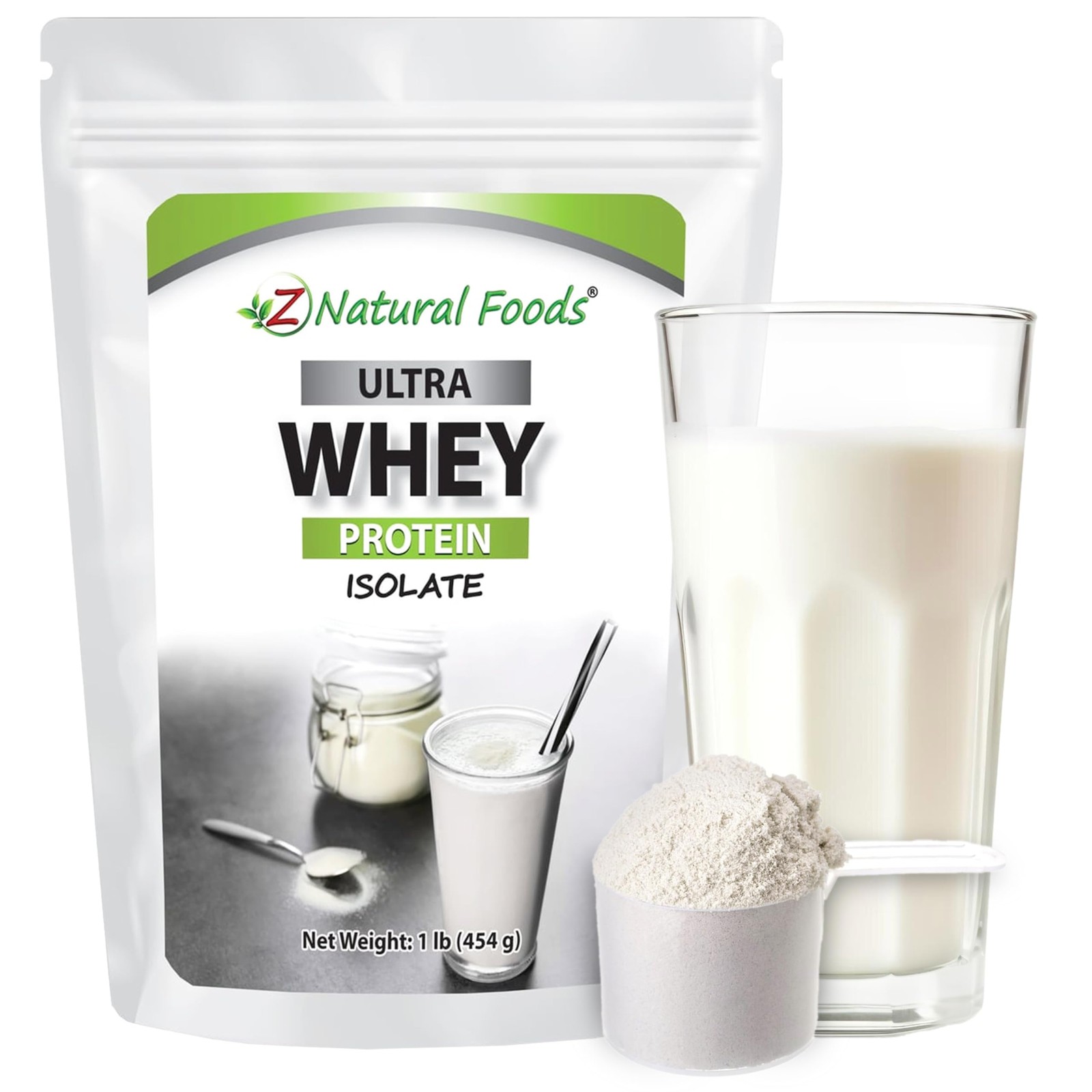 Ultra Whey Protein Isolate Powder – Pure, Unflavored, Unsweetened Whey Protein P