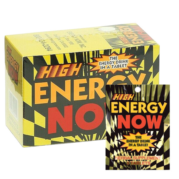 High, Energy Now Herbal Supplements 24 Packs (72 Pills) Free Shipping