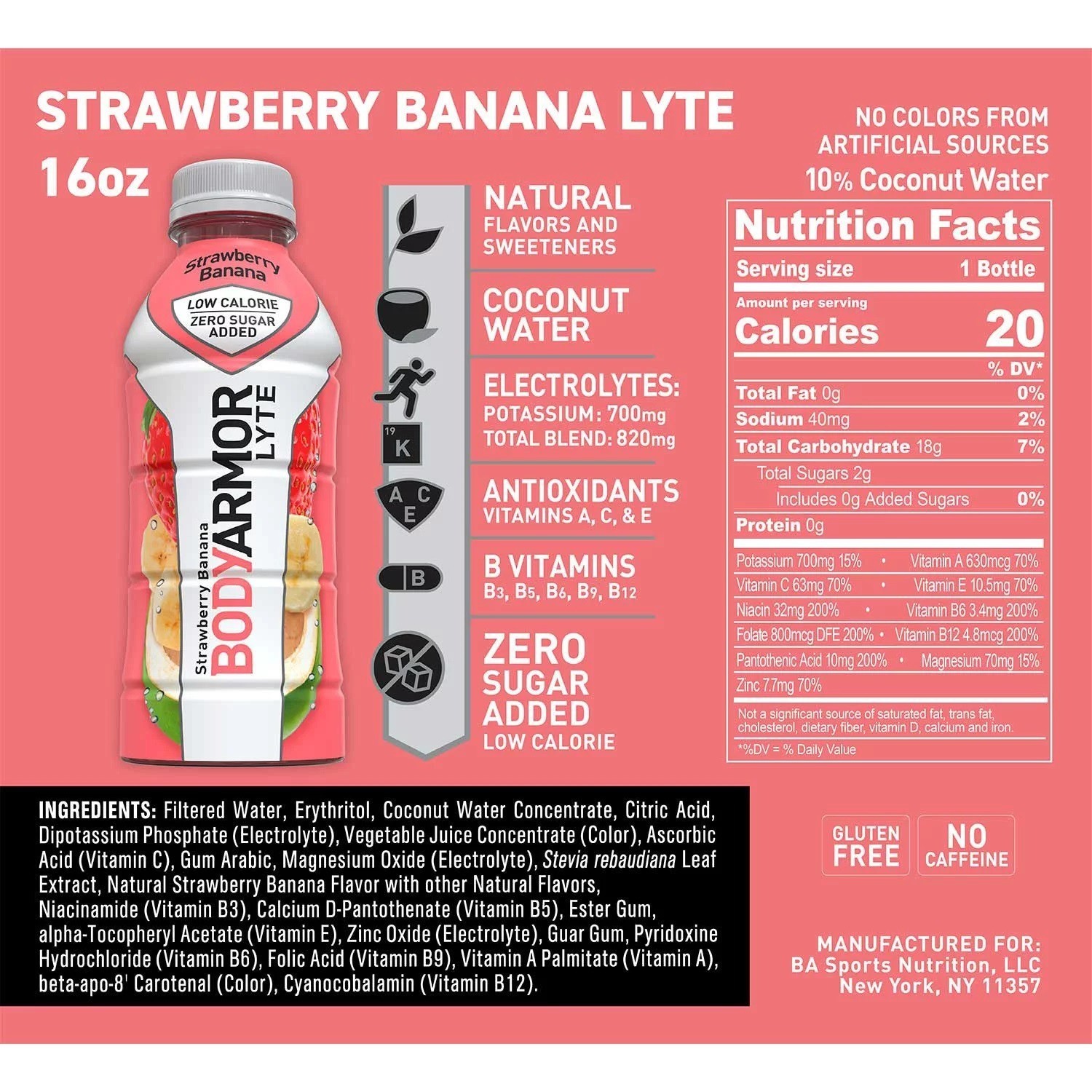 BODYARMOR LYTE Sports Drink Variety Pack (12 fl. oz., 24 pk.)