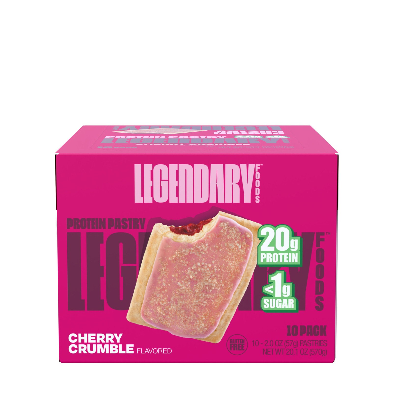 Protein Pastry – Cherry Crumble (10 Pastries)