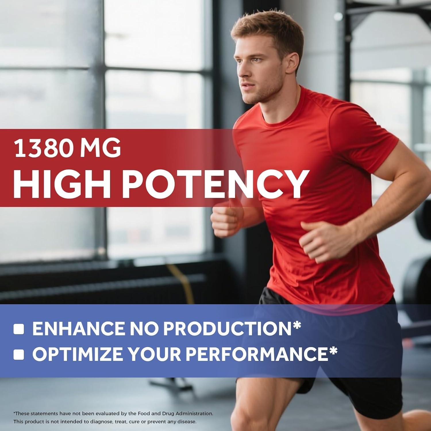 Natural Nitric Oxide Booster Capsules – 1380mg L-Arginine, Ginseng & Beet Root