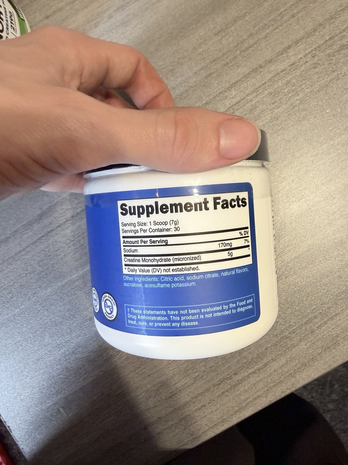 Nutricost Performance Micronized Creatine Monohydrate Powder, Light Citrus 8 oz