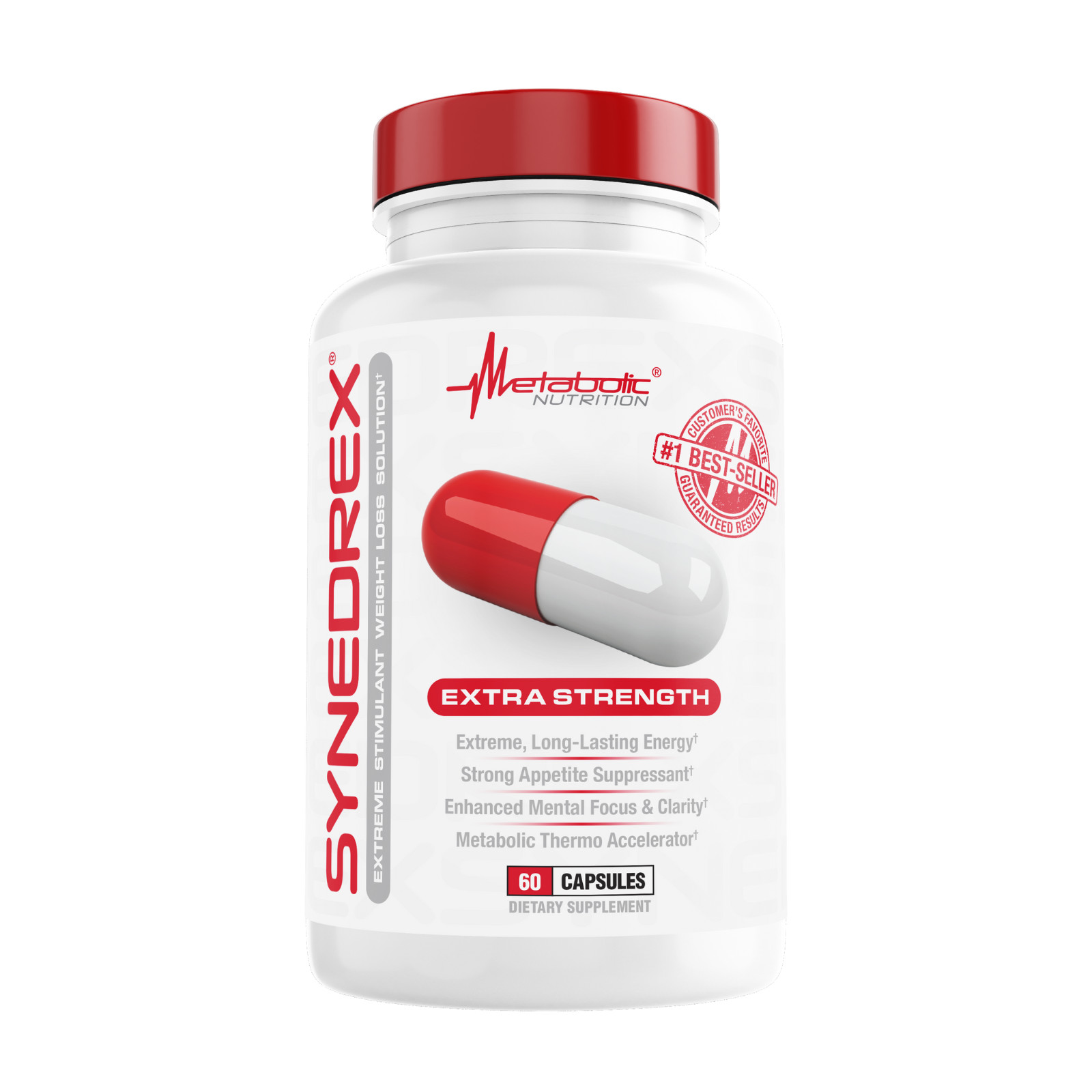 METABOLIC NUTRITION SYNEDREX Extreme Stimulant Weight Loss Solution 60 Capsules