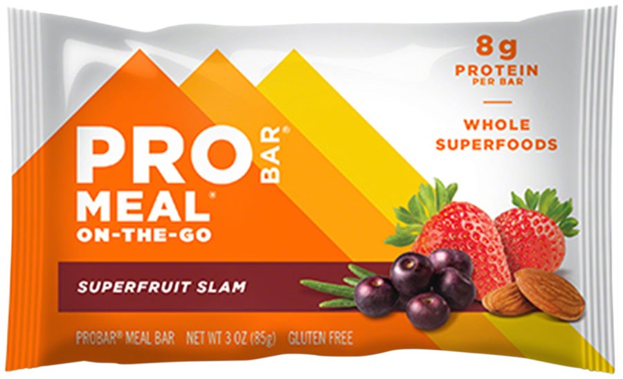 ProBar Meal Bar Superfruit Slam Box of 12 Protein Omega 3 6 Fiber GMO Free Vegan