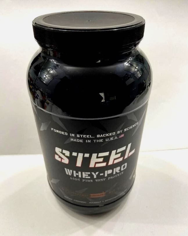 Steel Supplements, Steel Whey-PRO 100% PURE Whey Protein Chocolate 42 Servings