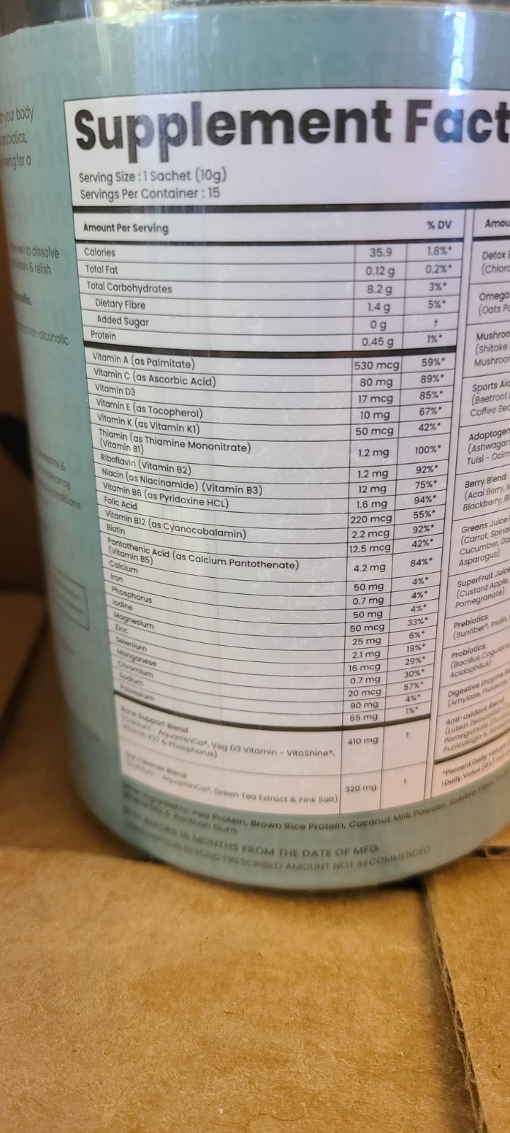 Supply6 360 All In One Nutrition Powder 10gm Each 15 Sachets