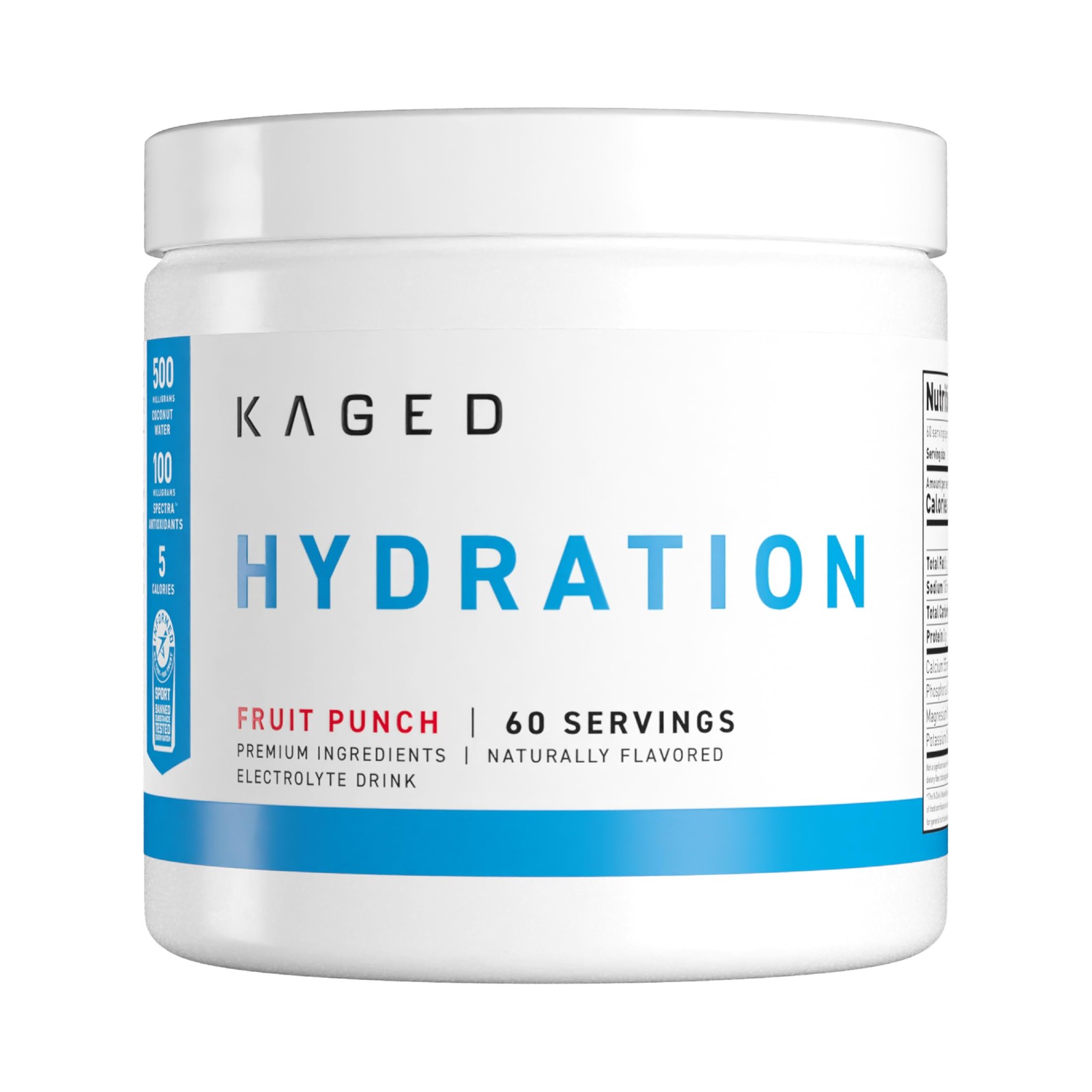 Hydra Charge Electrolyte Powder 11 Ounce Performance Endurance Hydration Drink
