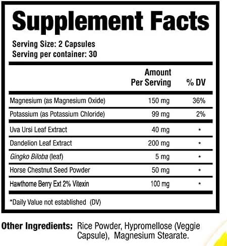 Harvest Vitality Lipitrex Natural Diuretic Water Pills Support For