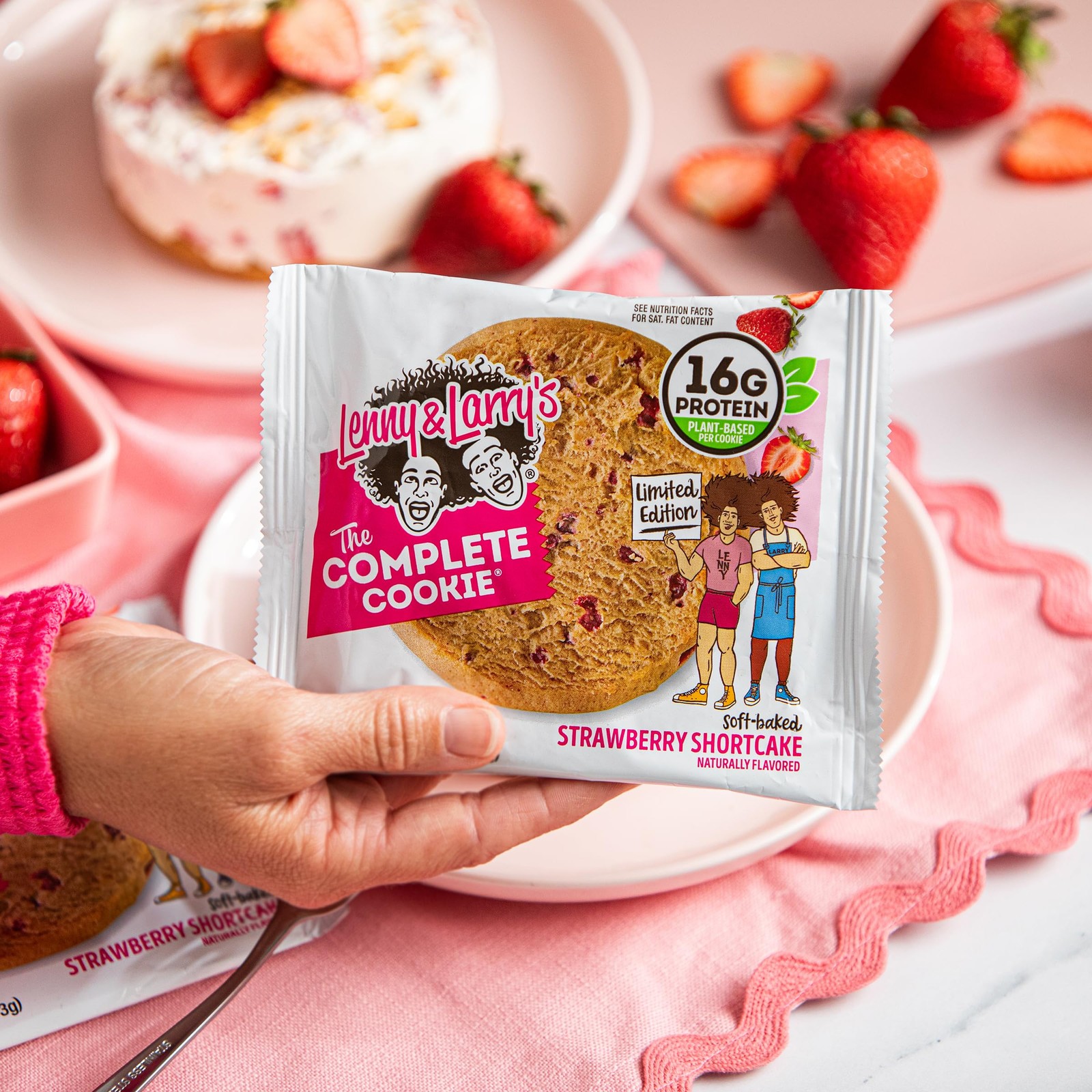 Lenny & Larry’S Lenny Larrys Protein Cookie Strawberry Shortcake High Protein