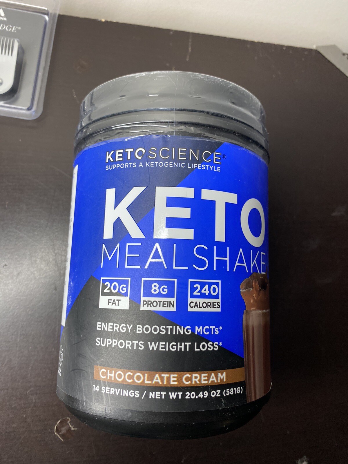 Keto Science Keto Mealshake – Chocolate Cream 20.49 oz Powder Exp/ 10-26 New!