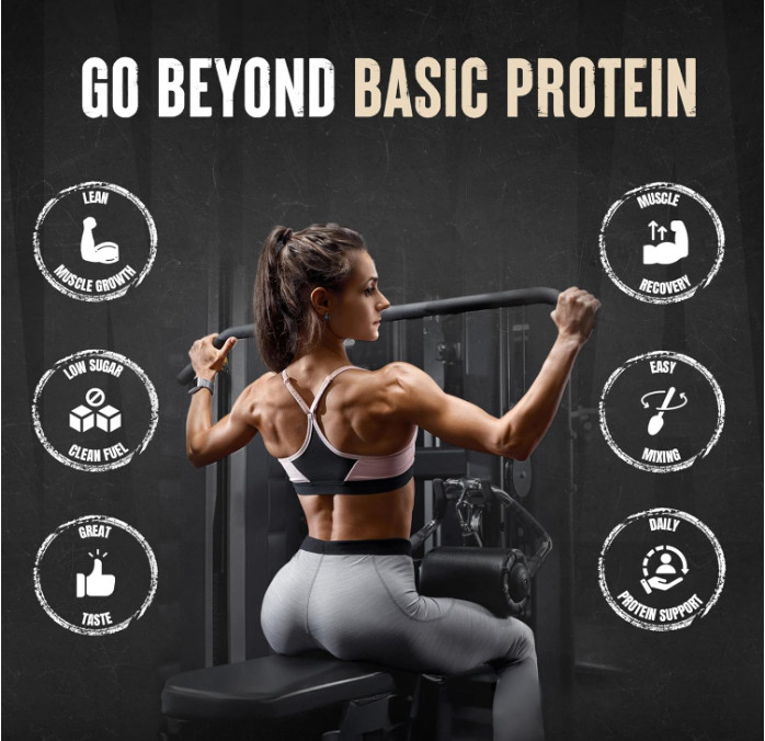 Animal 100% Whey Protein Powder, Chocolate, 4 lb, Low Sugar Formula