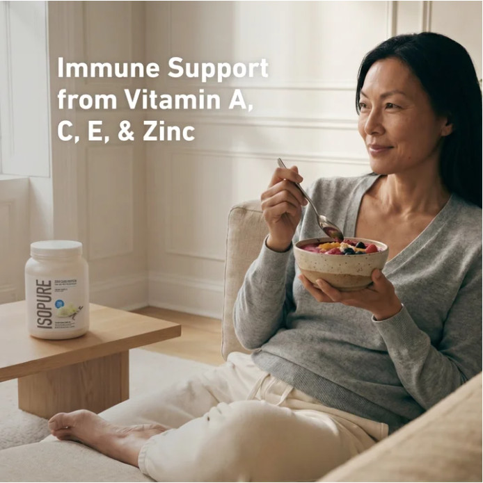 Isopure Zero Carb Whey Isolate, Creamy Vanilla, 14 Servings
