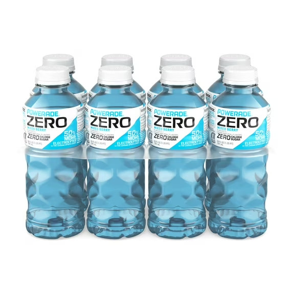 Powerade Zero Sugar Mixed Berry Sports Drink 20oz Bottles 24 Pack
