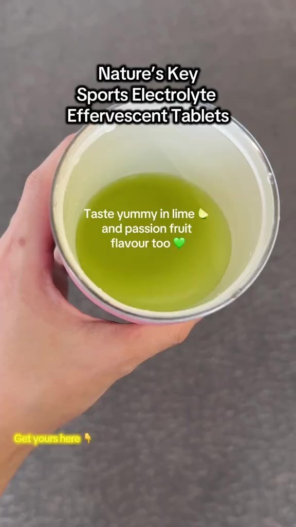 Nature’s Key Electrolyte Effervescent Tablets Lime & Passion Fruit 30 Tablets
