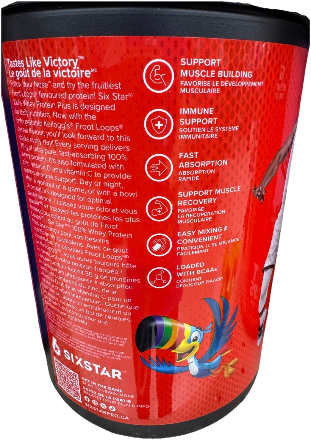 Two Six Star 100% Whey 30G Protein Plus Froot Loops Flavor 3.62lbs Exp 11/2028