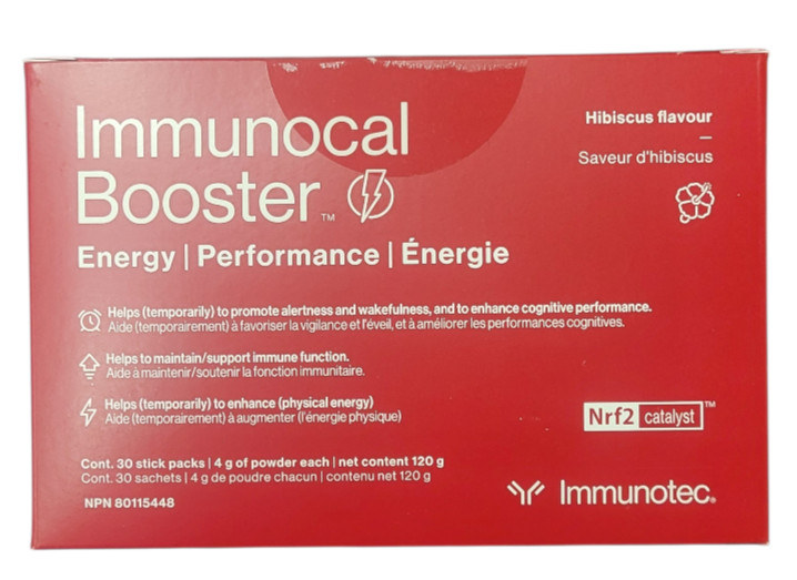 Immunocal Booster Hibiscus (2 Packs of 30 Sticks each) – Exp 10/2027