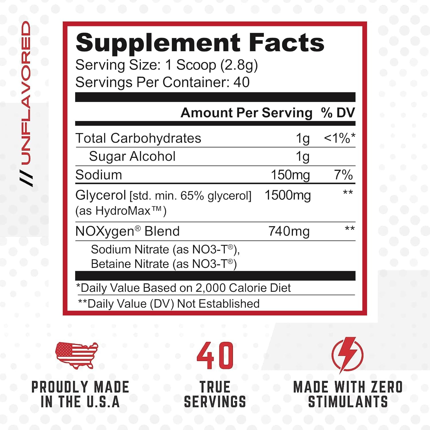 Purus Labs Noxygen Powder Pre-Workout Accelerator | Nitric Oxide Booster & Oxyge