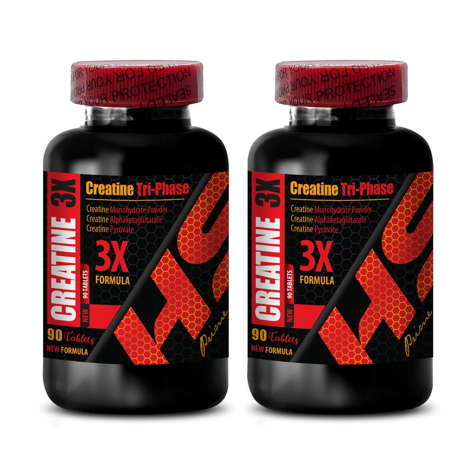 creatine Pyruvate pills – CREATINE 3X – muscle gainer pills 2 Bottle 180 Tablets