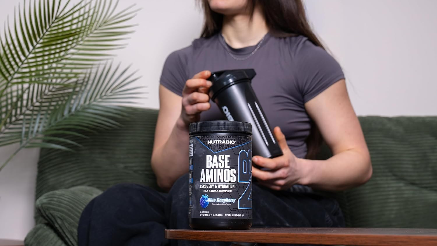 Base Aminos EAA + BCAA Powder – 10G Essential Amino Acids Supplement, 6G 2:1:1 B