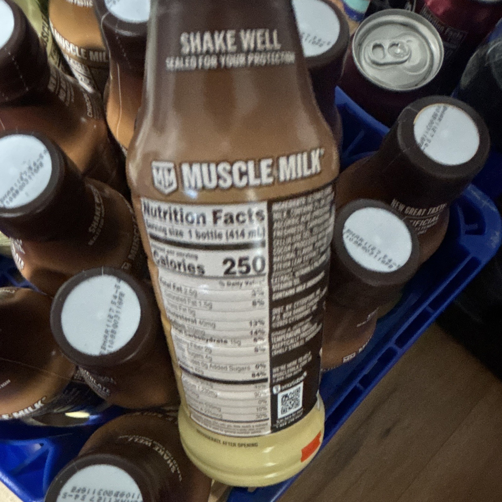 Muscle Milk Pro Series High Protein Shake, Chocolate, 42g, 14 Fl Oz 12 pack