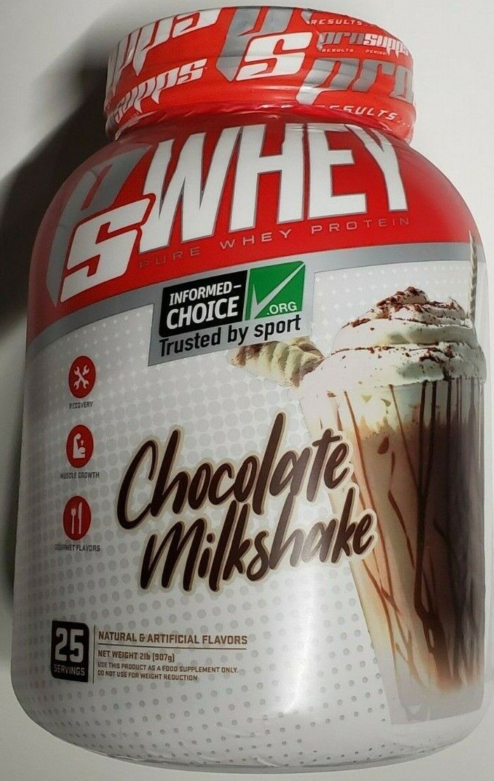 Prosupps – PS WHEY – Chocolate Milkshake – 2 lbs – 25 Servings – Best 4/2025