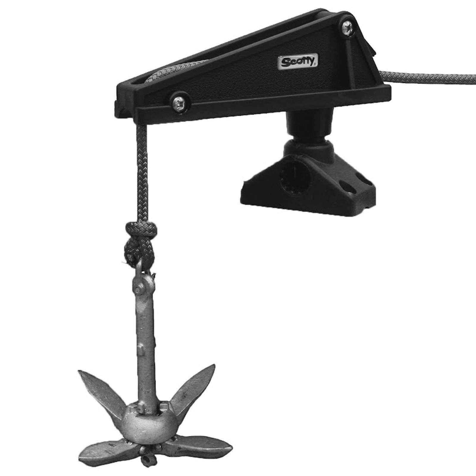 Scotty #276 Anchor Lock with 0241 Side/Deck Mount – Boat Accessory