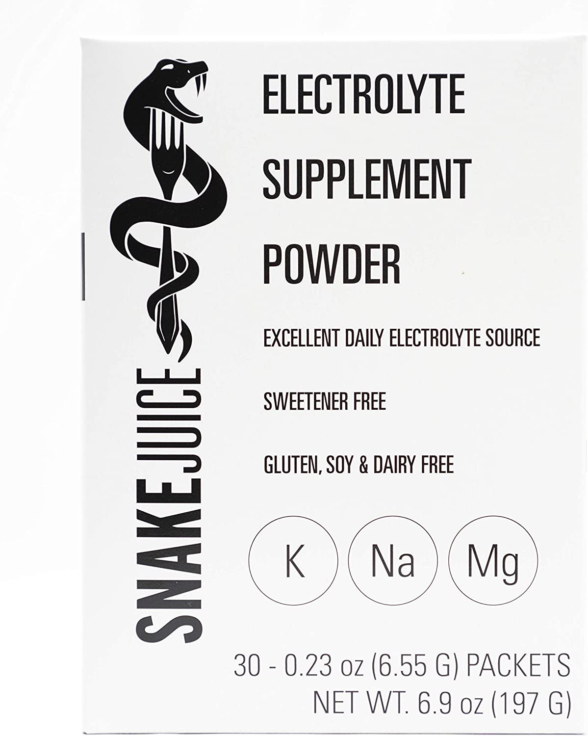 SNAKE Juice Keto Diet Electrolyte Powder, Unflavored, Fasting-Focused Supplement