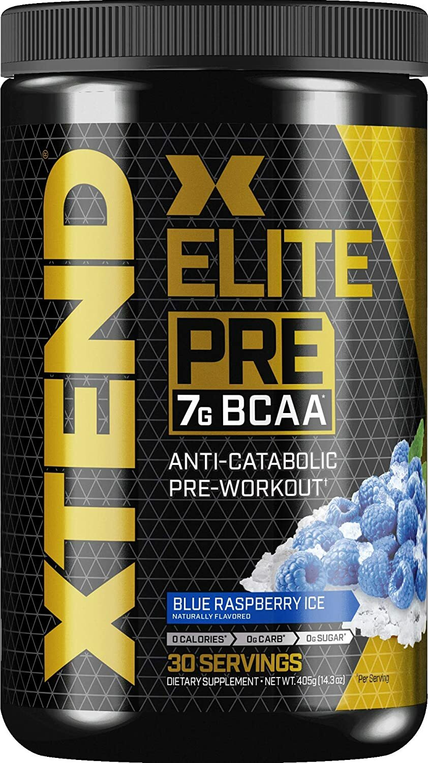 Scivation XTEND Elite Pre BCAA Powder Anti-Catabolic Pre Workout – ALL FLAVORS