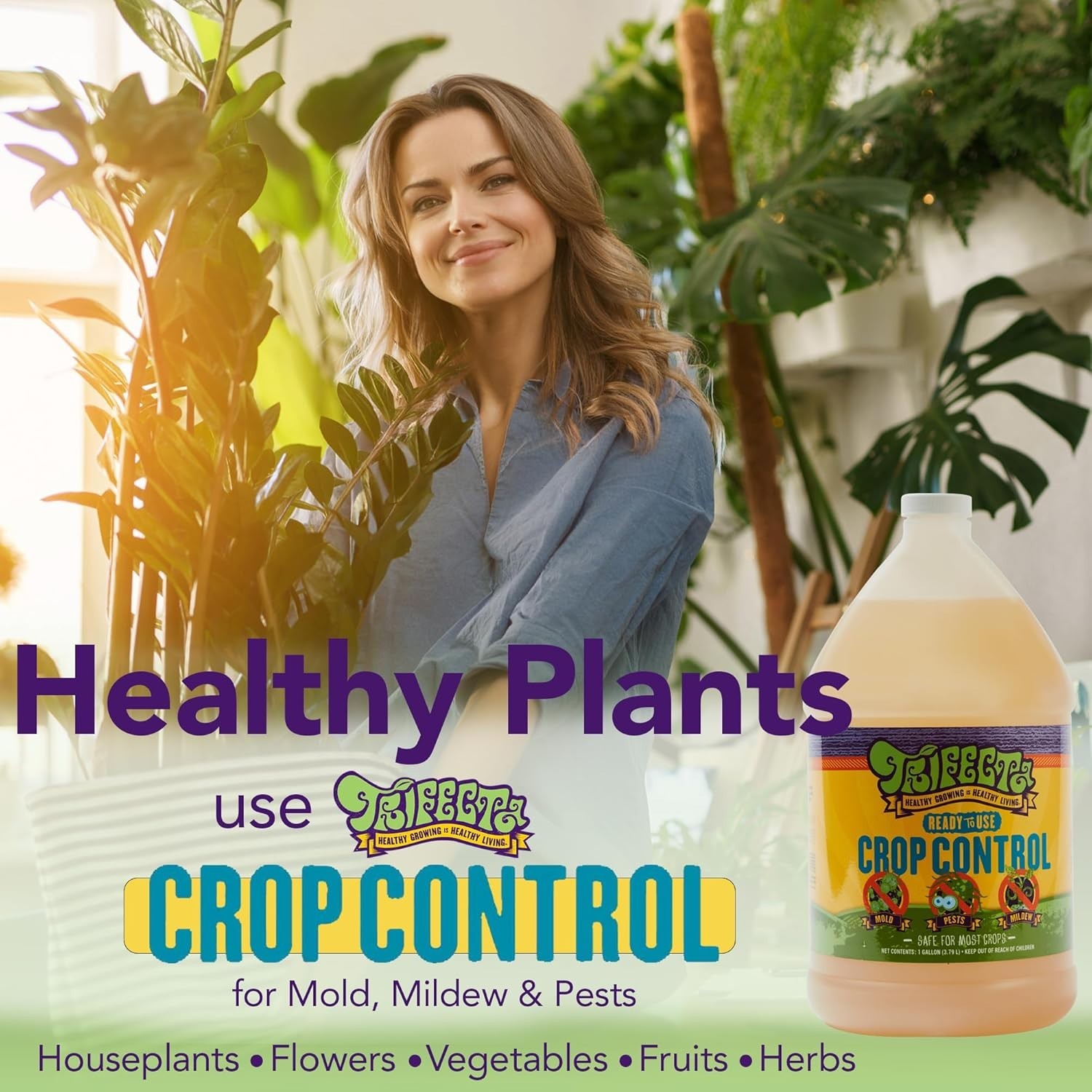 Trifecta Crop Control Insecticidal Soap All Natural Fungicide Spider Mite