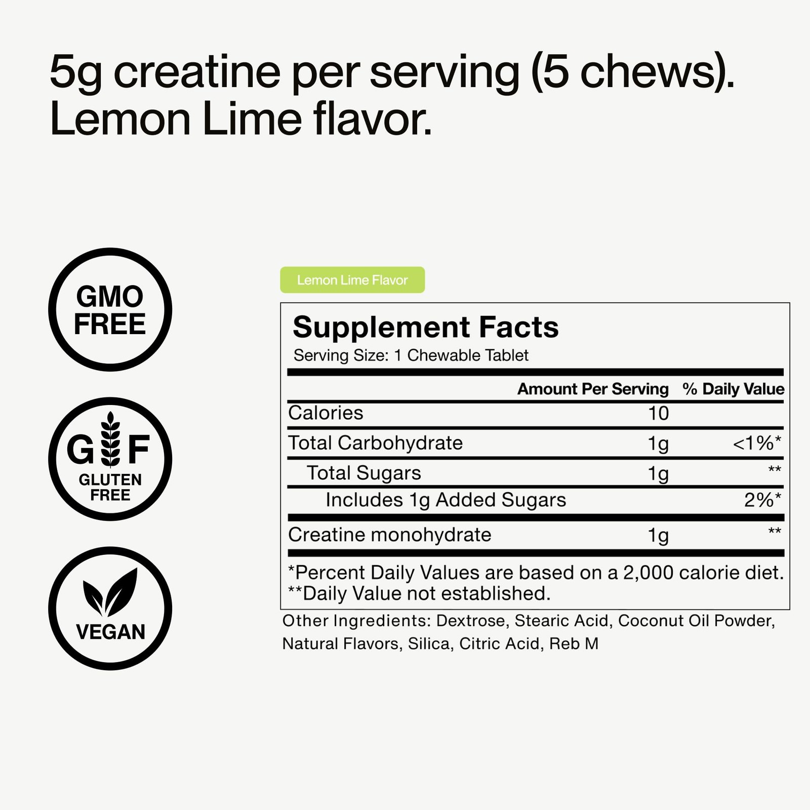 Creatine Chews – Creatine Monohydrate – Supports Strength, Lean Muscle, & Rec…