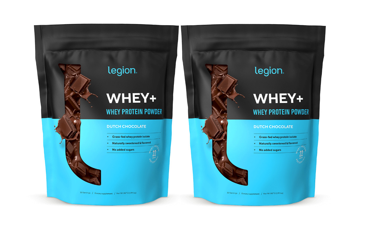 2 Bags Legion Whey+ Isolate Protein Powder – DUTCH CHOCOLATE – EXP 2027 New