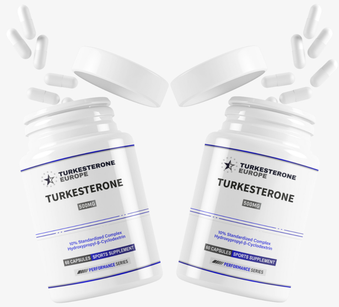 Turkesterone 10% Complex with Hydroxypropyl-β-Cyclodextrin – 2 Pack (120x500mg)