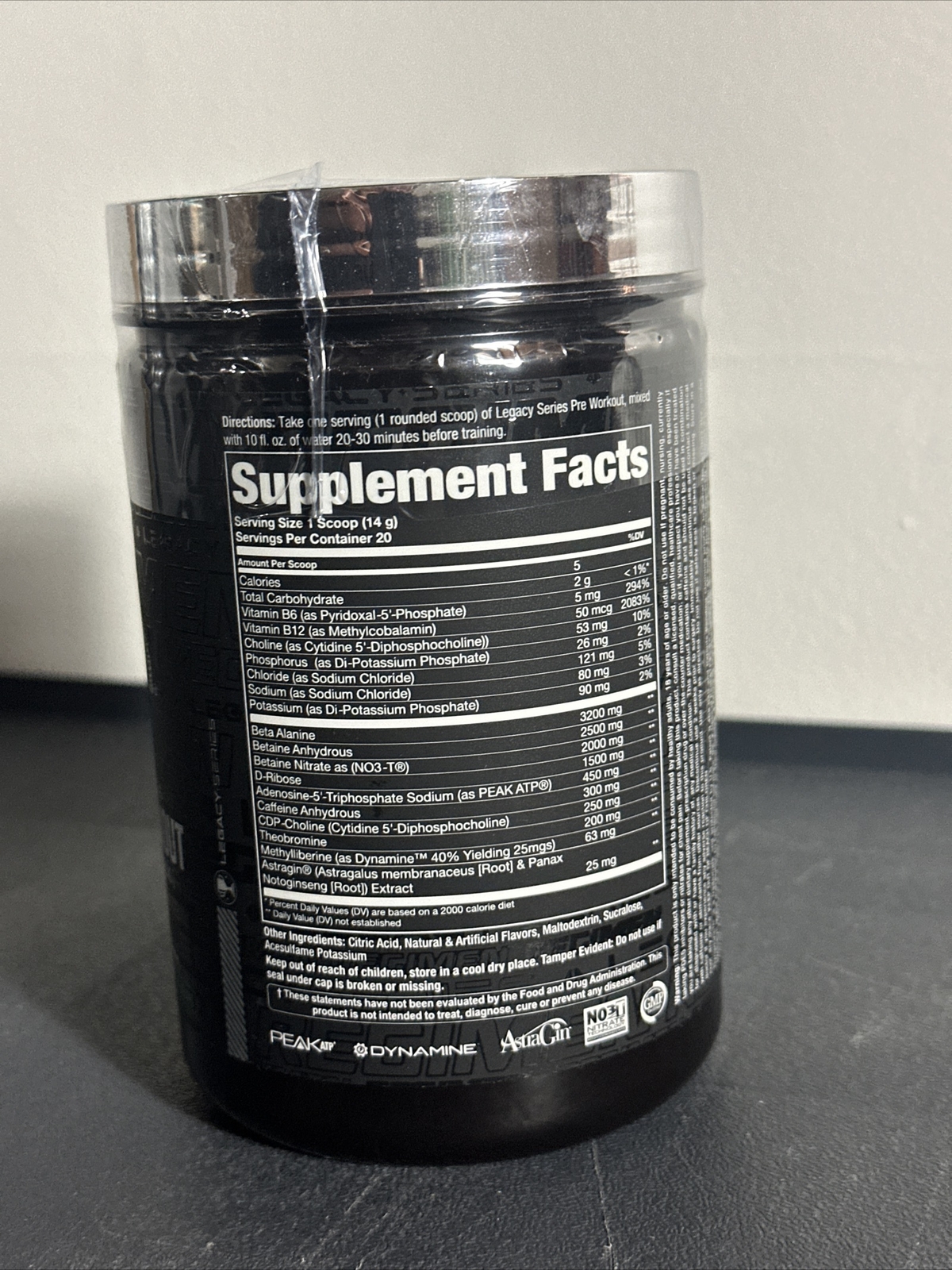 ALPHA PRIME SPORTS LEGACY SERIES STIM FREE PUMP Blue Crystal Read Clearance!